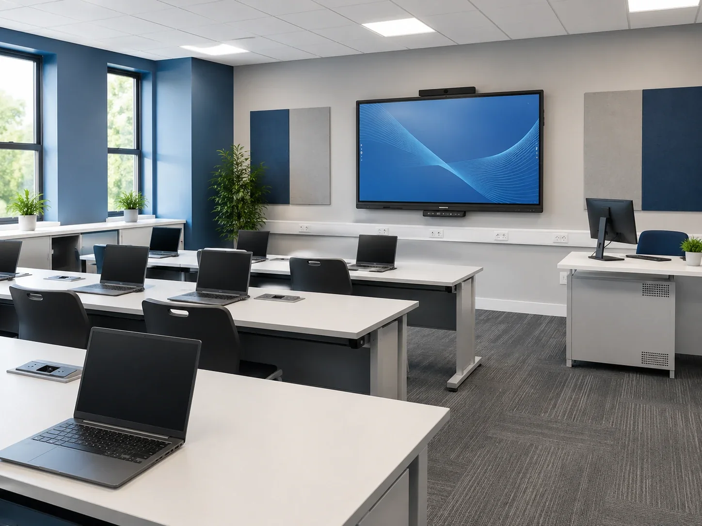 Modern ICT classroom suite